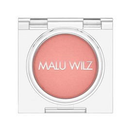 Malu Wilz Velvet Blush No. 10 Cheeky Bits - Blush Powder Makeup for Natural Looking Cheeks, Super Light, Velvety Blush Powder for Contouring