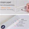 Strackvial Book Light, 3 Color Adjustable LED Flat Reading Light,
