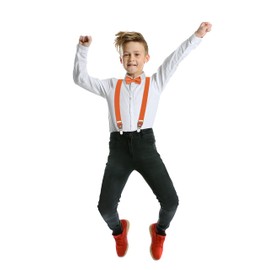 BomGuard Children's Braces 1-8 Years – Children's Braces Child Boys Girls, orange