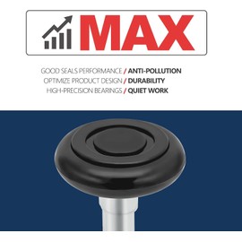 XiKe 2" Nylon Garage Door Roller 4" Stem and Hinges Kit with Top & Bottom Bracket Steel Wire Rope Screw Sleeve Hardware Set for 16 x 7 or 18 x 7 FT Door