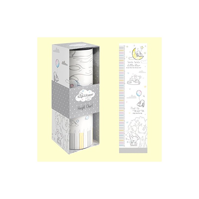 Hugs & Kisses Baby Height Chart - Measures From 50cm