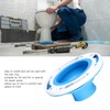 Toilet Flange Repair Kit Blue Durable Silicone ABS Easy Installation