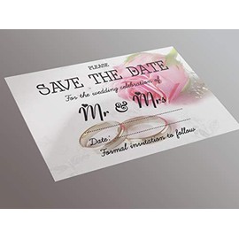 Simply Wallart Save The Date Invitation - 20 A5 Invitation Pack