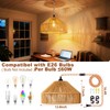 Hanging Lamps Rattan Pendant Light Hanging Lights 16.4ft Plug in