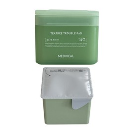 Mediheal Tea Tree Trouble Pads 100 Sheets + 3 x 100 Sheets (Refill) / Circle / 메디힐 티트리 트러블 패드 100매 + 100매(리필) 3개  써클