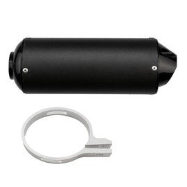 28MM 1.1" Exhaust Muffler,Motorcycle Exhaust Silencer Pipe For 50cc 70cc 90cc 110cc 125cc 150cc 160cc Taotao Sport-B Dirt Pit Bike ATV Quad-Black