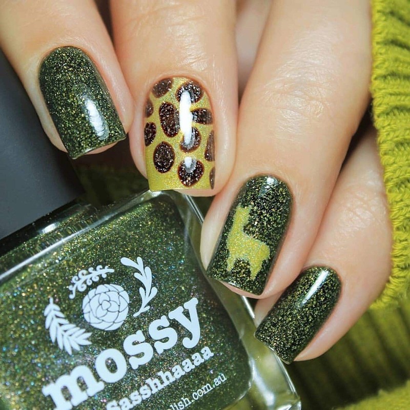 Whats Up Nails - Llama Vinyl Stencils for Nail Art