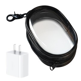 Cable Organizer Bags - Tech Electronic Organizer,Transparent Portable Cord Storage Bag, Water Resistant Cable Organizer Bag for Cord