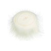 White Faux Fur Fabric,9 x 150cm Shaggy Plush Fur Fabric