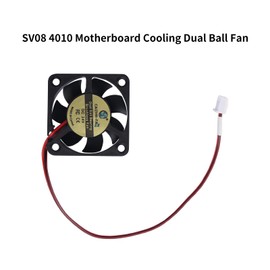 BCZAMD SV08 3D Printer Accessories: Motherboard Fan Cooling 40 x 40 x 10 mm DC 24 V 4010 with Cable 7 Inch for SV08 Silent Board Cooler