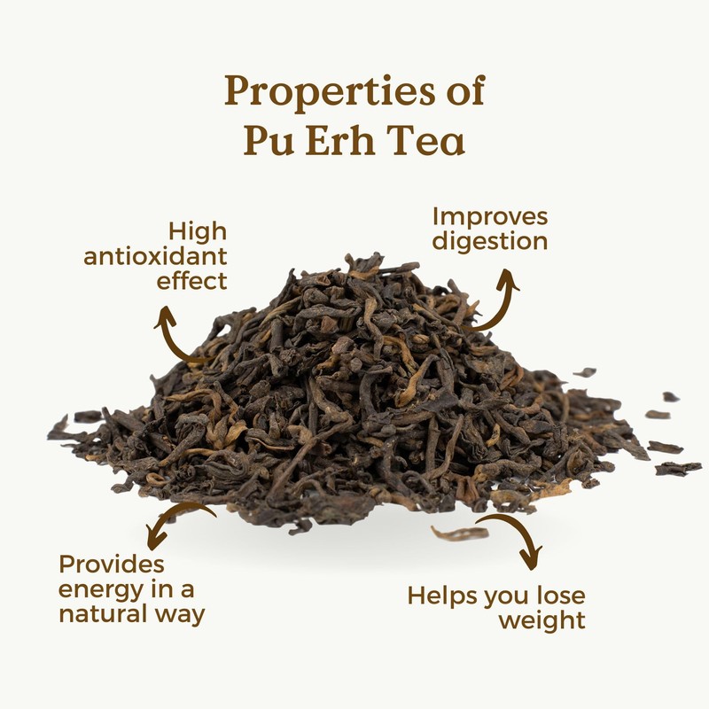 Pu Erh Tea Loose Organic 100g (50 Cups) | Loose