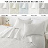 Siyaluens Quilts Set for King Size Bed, Soft Quilt Lightweight