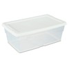 Sterilite Storage Box 13.5" X 8.3" X 4.8", 6 Qt.