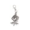 Rose Clip on Charm Perfect for Necklaces and Bracelets 101R