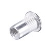 TA-VIGOR 100Pcs M5 Rivet Nuts, Aluminium Alloy Knurled Flat Head