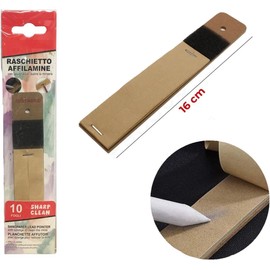 2 Stück Kantenschärfer aus feinem Glaspapier, Minenschärfer für Minen, Buntstifte, Kreide, Holzkohle, Kompass, Bleistift, Papier, Glas, Schaber, Klingen aus Glaspapier, Spitzer