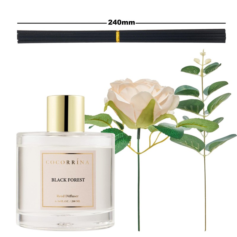 COCORRÍNA Reed Diffuser - Moroccan Amber 6.7 Fl.oz Reed Diffuser