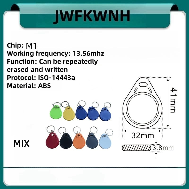 13.56mhz tag Classic 1K KeyIso14443a RFID tag Non Contact Access