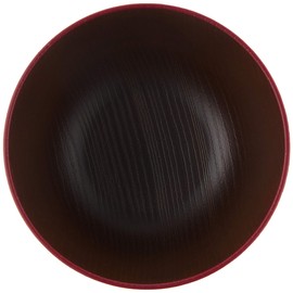 Canoe 73715 Traditional Japanese Color Wingback Coating Soup Bowl Ancient Vermilion