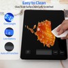 Howeifull Digital Kitchen Scale, USB C Charging, 15 kg Digital
