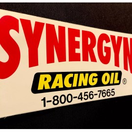 SYNERGY RACING OIL STICKER 9“ X 4“ PERFECT AMAZING CONDITION!