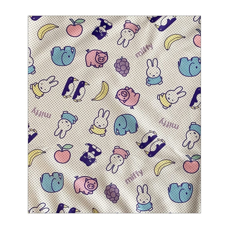 Small Planet Miffy Cool Towel Pattern White MF1000 One Size