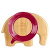 Tiny Dining Children's Bamboo Elephant Plate with Suction Cup -