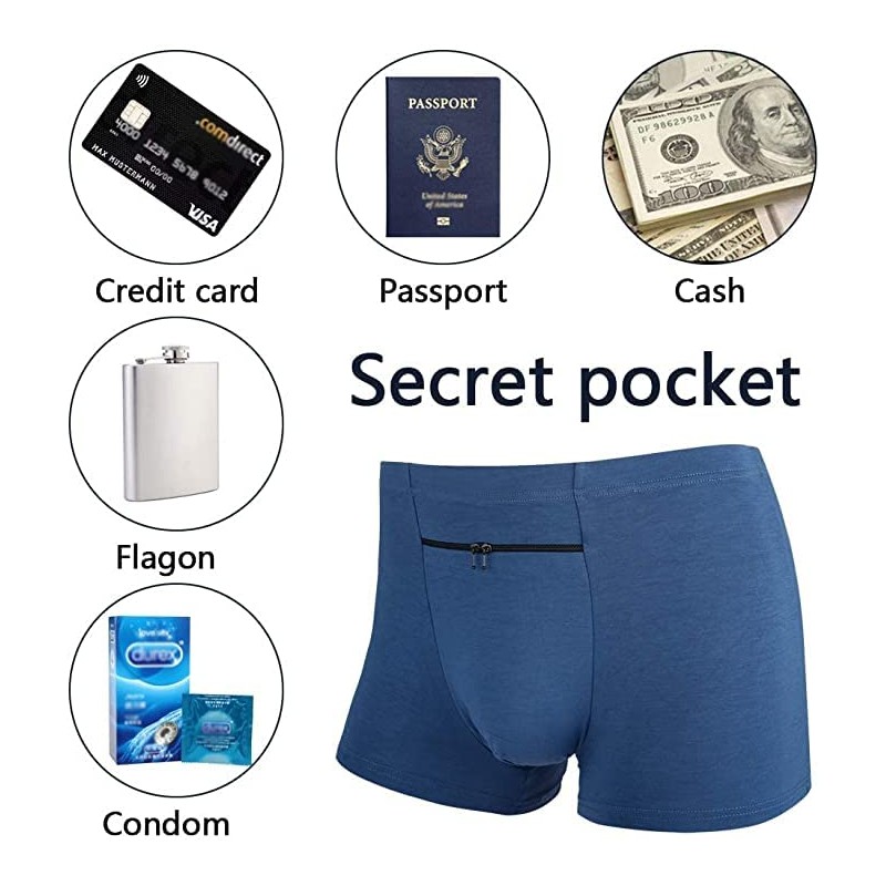 H&R Pocket Underwear for Men with Secret Hidden Front Stash