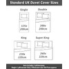 Anti-Allergy Anti-Bacterial Brushed Soft Touch Microfibre Duvet Cover & Pillowcase/s