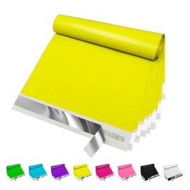 JinRuiKJ Poly Mailers 14.5x19 Inch 50 Pcs, Strong Adhesive Shipping Bags for Clothing, Durable Thick Mailing Envelopes with Self Seal, Packaging Bags for Small Business - Yellow