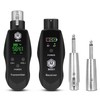 UHF Wireless XLR Transmitter and Receiver with 48V Power Supply,Rechargeable