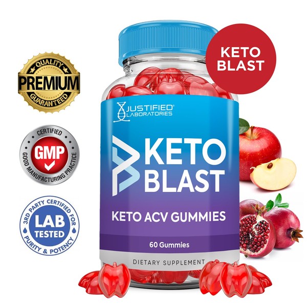 Justified Laboratories (2 Pack) Apple Cider Vinegar Gummies 1000MG Keto