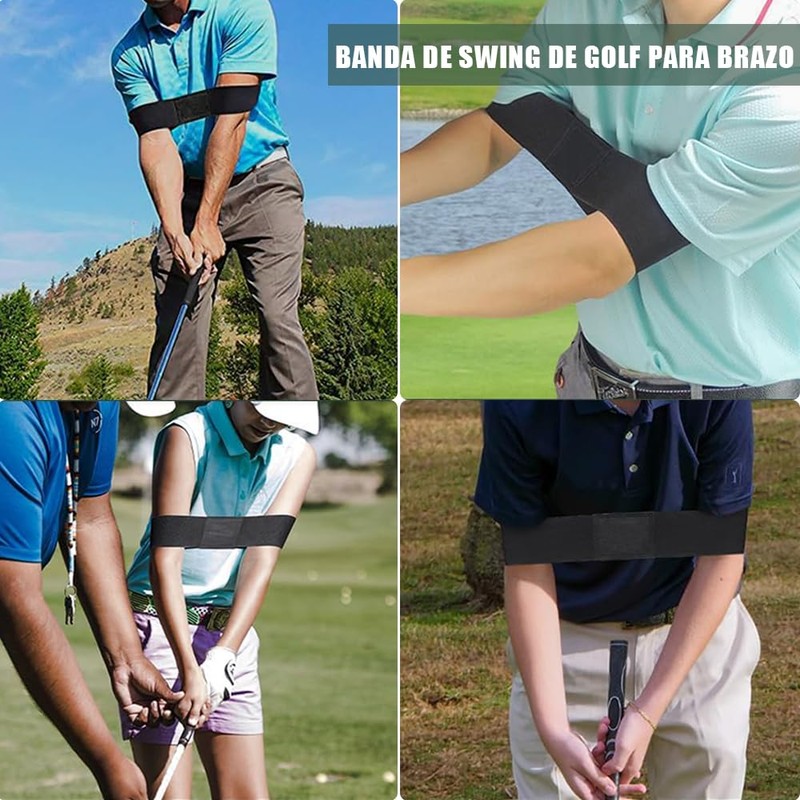 Ascool Banda de Swing de Golf para Brazo, Ayuda de