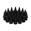 Black Coconut Charcoal Incense Cones 1" TOPFLOW - 100 Pack