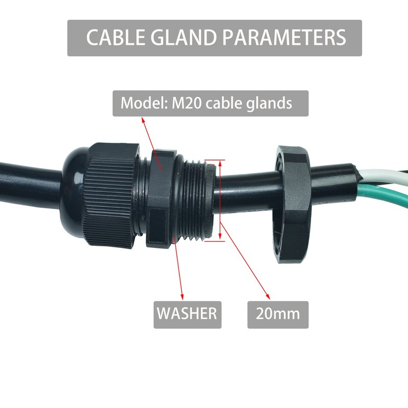 14AWG 3 Wire Replacement Power Cord,Open end with U-Type Terminal,12FT
