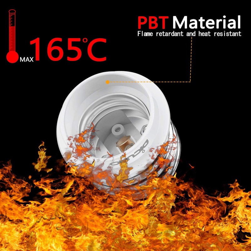 DiCUNO E39 to E26 Adapter, Mogul E39 to Standard E26