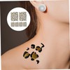 TOVINANNA 12sheets Leopard Print Temporary Stickers for Women of Foil