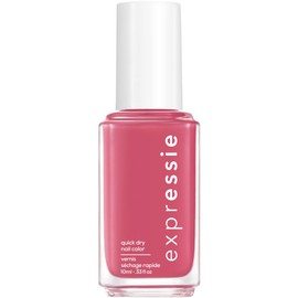 essie Expressie Nail Polish, Quick-Dry Hot Pink Nail Polish, Vegan, Crave The Chaos, 0.33 fl oz