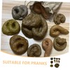 VILLFUL Prank Toys 10pcs Fake Poo Toy Realistic Novelty Sliers