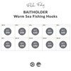 FLADEN - Baitholder Worm Sea Fishing Hooks 100 to 200