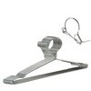 16.5” wire hanger 4mm lockable hangers 10Pack Stainless Steel Slim