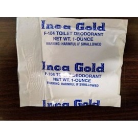 Inca Gold Portable Toilet Chemical Deodorizer 50 1oz Packs