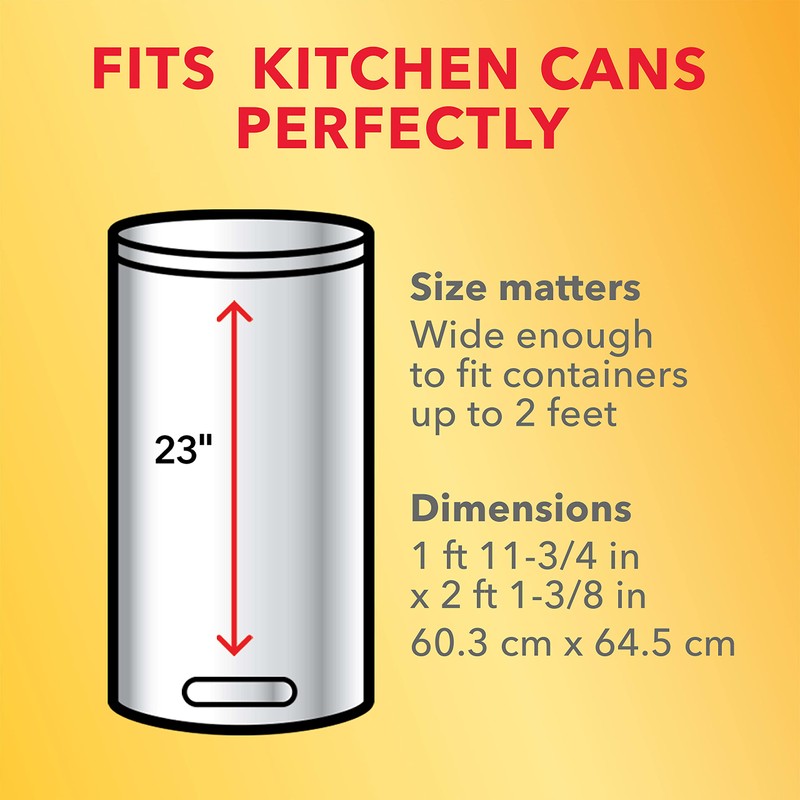 Glad Glad ForceFlex MaxStrength Tall Kitchen Trash Bags, 13 Gal,