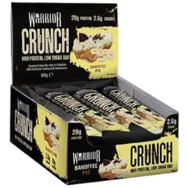 Warrior Crunch Bars Banoffee Pie 12 x 64g