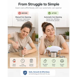 Automatic Electric Jar Opener for Kitchen Use – One-Touch Lid Opener with Hands-Free Operation and Secure Grip
