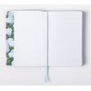 Eccolo Hydrangea Writing Journal Notebook, 256 White Lined Pages, Super