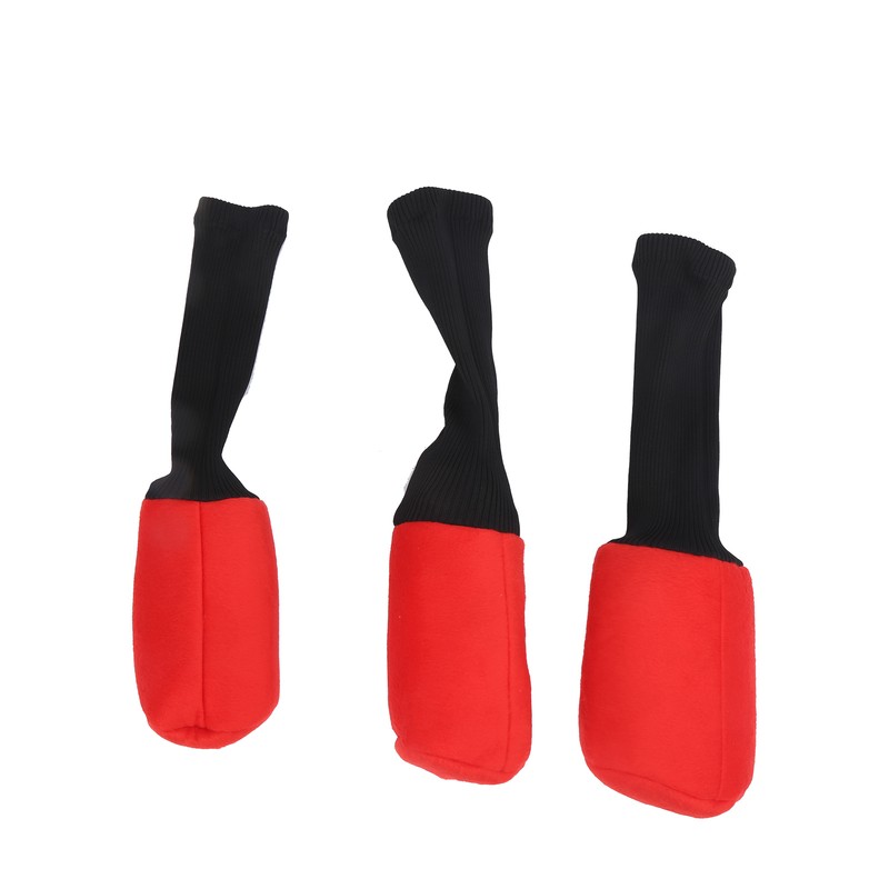 3pcs Durable Head Golf Cover Headcover Clubs Cover Protector for