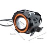 Motorcycle Headlight 4 Lighting Modes Aperture 12 to 60V Shockproof