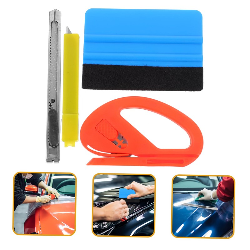 iplusmile 4pcs Professional Smoothing Tool Kit for Window Tint Film