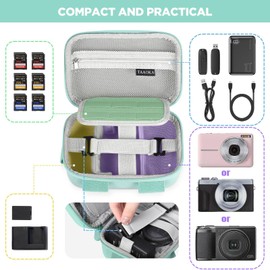 TAAOKA Digital Camera Case, Protective & Lightweight Camera Case with 3 Carrying Ways, Waterproof & Shockproof Small Camera Bag